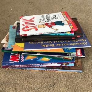 31 children’s coloring and reading books